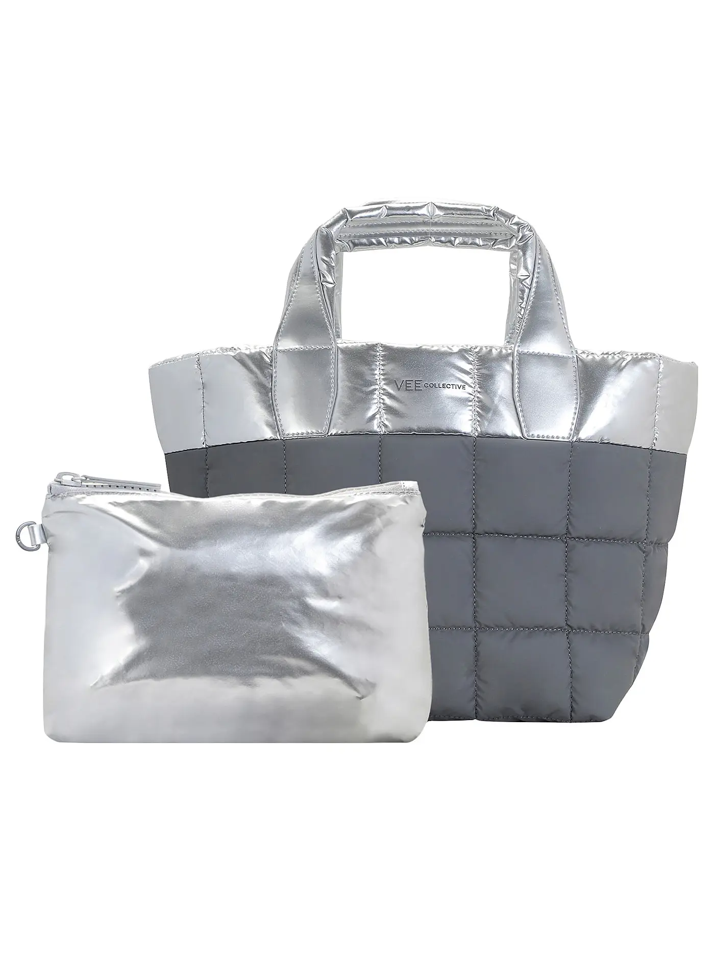 VEE COLLECTIVE | Tasche - Shopper PORTER TOTE Small | silber